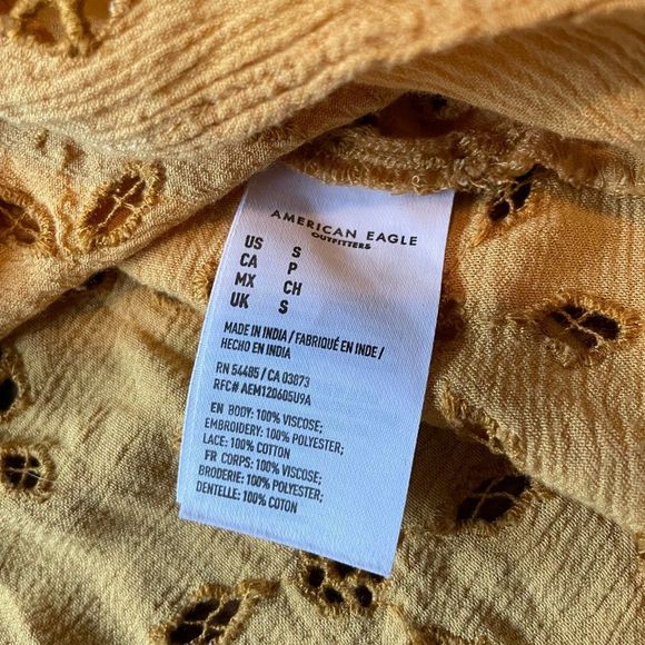 AMERICAN EAGLE blouse *Golden* Size small - Picture 2 of 7